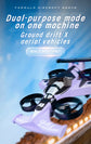 remote-controlled flying car, land and air dual-mode quadcopter