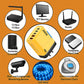 240W 5 In 1 Gan Desktop Charger 3PD 2 USB Fast Charging EU/US Charger Display Light For Iphone Samsung Xiaomi Huawei New