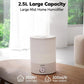 Top-Fill 2.5L Ultrasonic Cool Mist Humidifier for Large Rooms, Nursery, and Plants - 24-Hour Operation, Ultra Quiet, Night Light