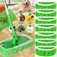 1/3/6pc Microfiber Mop Cloth Dry Cleaning Cloths Household Reusable Microfiber Mop Pads Replacement Washable Rag Towel