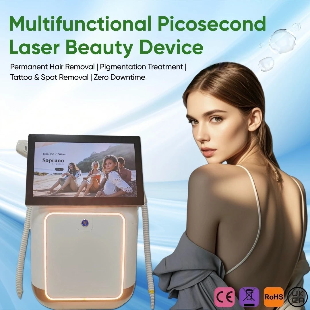 All-in-OneBeauty Device for Permanent Hair Removal & Pigment Treatment - ElectronAge