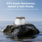 Vention Magnetic Portable Bluetooth Speaker IPX6 Waterproof Mini Shower Speaker Enhanced Bass TWS Stereo Outdoor Speaker Holder