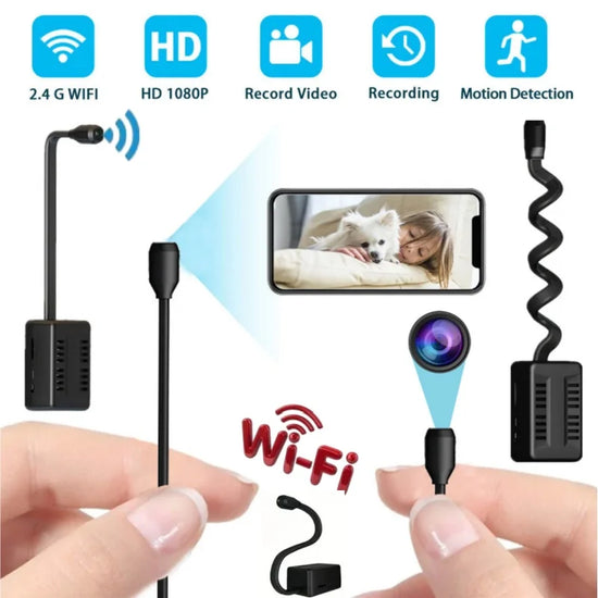 1080P HD Mini Camera WiFi Motion Detection - ElectronAge