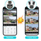 UDECER Three Lens WiFi Security Camera - ElectronAge