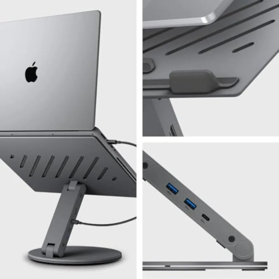 ArcDock Laptop Stand with 6-in-1 Hub - ElectronAge