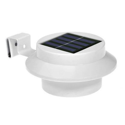 Solar Fence Lights Outdoor Solar Powered Lamps Waterproof LED Gutter Lights for Yard Garden Pathway Lighting Scene Night View