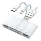 3 in 1 Card Reader Adapter Type C To SD TF Memory Card Reader USB Type C OTG Converter For Huawei Samsung Xiomi Phone Tablet