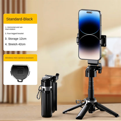 Roreta Mobile selfie stick handle tripod photography tool handheld stability shooting assistant multifunctional travel portable