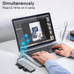 7 in 1 Multi Memory Card Reader USB C USB SD Card Reader for SD TF CF XD MS SD，for PC Plug and Play