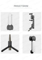 Q09 Selfie Stick Mini Tripod Handheld Stabilizer With Three-Color Fill Light 360°Rotating Aluminium Alloy Rod for Smartphones