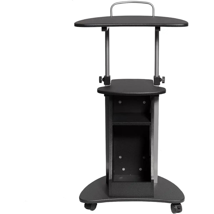 Adjustable Height Rolling Laptop Cart - ElectronAge