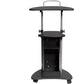 Adjustable Height Rolling Laptop Cart - ElectronAge