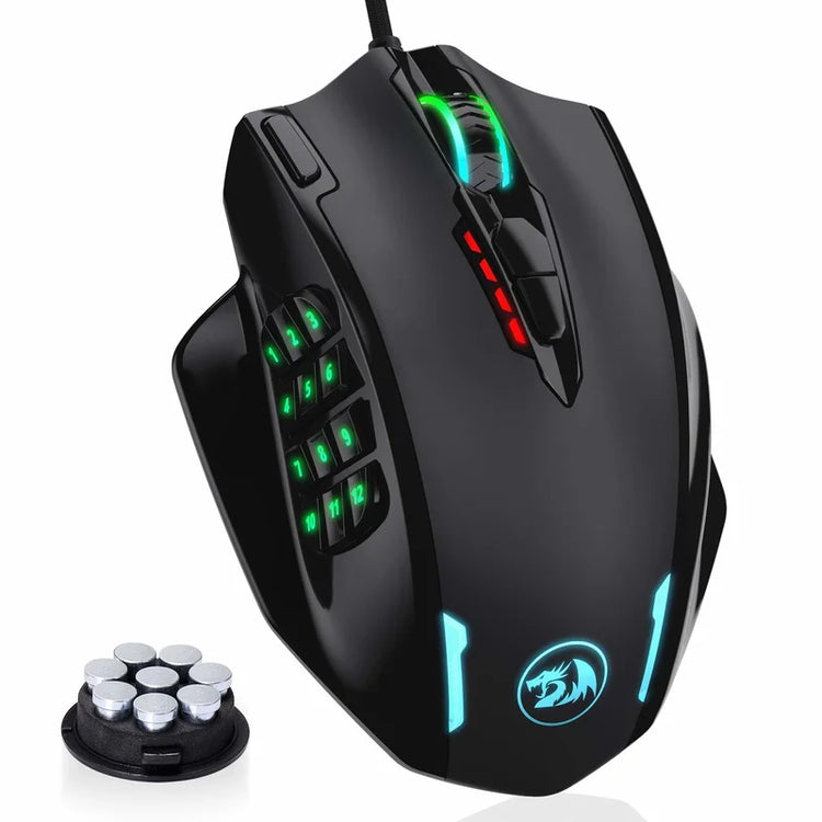 Redragon M908 RGB Backlight LED USB Wired Gaming Mouse - ElectronAge