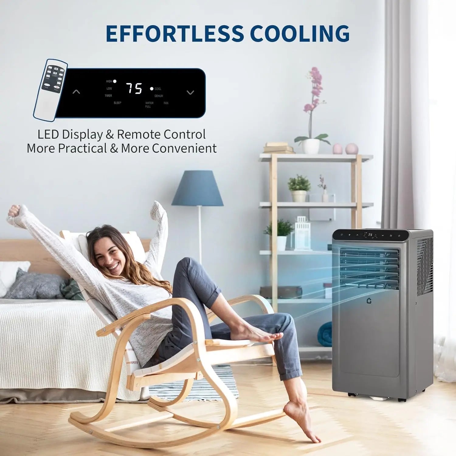 Adoolla Portable Air Conditioner 10000 BTU ASHRAE - ElectronAge
