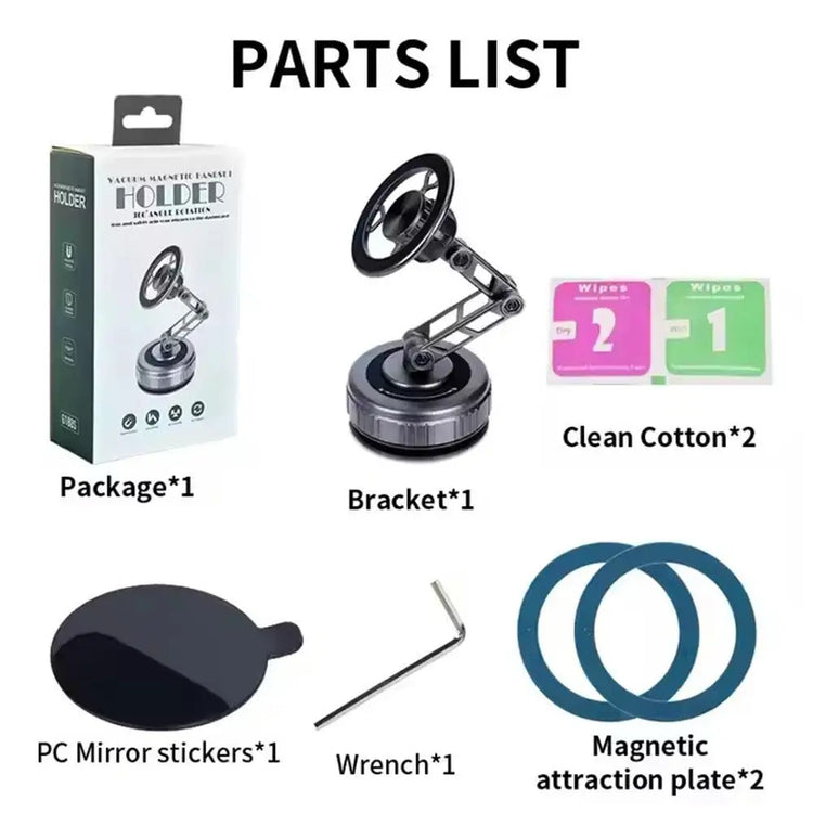 360° Adjustable Vacuum Magnetic Phone Holder - ElectronAge