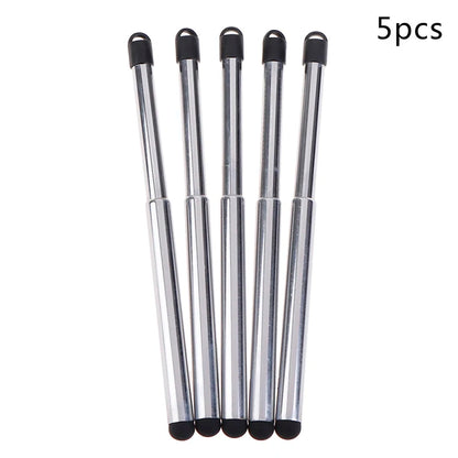 (ZYDD01) 5Pcs Retractable Universal Touch Screen Pen Capacitive Stylus Pen For Phone Tablet