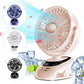 WO.Poblwc Small Desk Clip On Fan