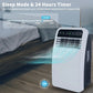 Shinco 8,000 BTU Portable Air Conditioner, AC Unit with Built-in Cool, Dehumidifier & Fan Modes for Room up to 350 sq.ft - ElectronAge