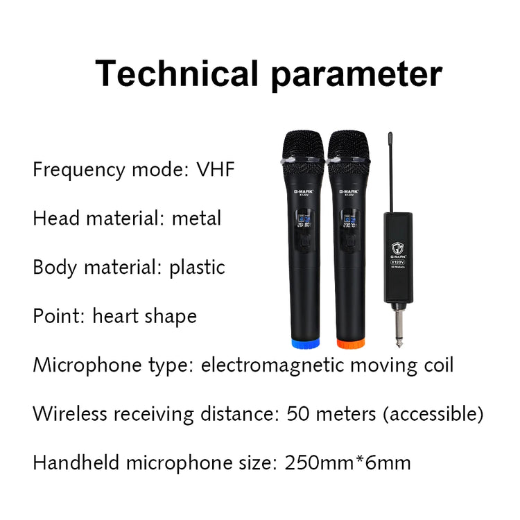 Wireless Microphone G-MARK X120V 2 - ElectronAge