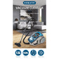 1500ML Electric Vacuum Cleaner Wired Portable 2500W Powerful Dust Cleaning Machine Sweeper for Bed Sofa Home Carpet 청소기 진공청소기