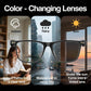 AI smart translation glasses, supporting real-time app translation in 164 languages, photochromic lenses, and flat gray lenses.