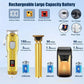 Professional Hair Clipper and Trimmer Set Men Electric Razor Shavers Beard Trimmer Rechargeable Barber Clippers Haircut Kit