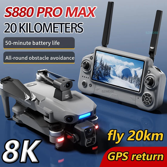 S880 Max Fishing GPS Drone 8K Dual Camera