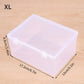 1PC Transparent PP Dual Fastened Transparent Display Box Jewelry Jewelry Container Jewelry Box Art DIY Parts Tool Storage Box
