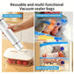 5 Vacuum Sealer Bags + 1 Electric Vacuum Sealer + 1 Clip, Reusable Durable Food Storage Bags, Clear Food Grade Storage Bags