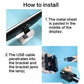 44CM Monitor Light Bar LED Computer Screen Hanging Lights RGB Atmosphere Table Lamp Stepless Dimmable for Work Study Read Gaming