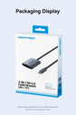 Vention SD 4.0 Card Reader 312Mbps USB 3.0 Type C to SD Micro TF OTG Memory Card Adapter for iPhone 17 MacBook Laptop PC Samsung