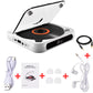 Bluetooth-Compatible CD Player LCD Screen Car CD Player A-B Repeat 1200 MAh Battery Friend Family Student portable dvd player