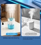 2200ML Air Humidifier USB Double Spray Port Mist Spray Heavy Fog Aroma Diffuser Essential Oils Color Light for Home Bedroom Gift