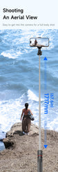 Roreta Selfie Stick Tripod Extendable With light Wireless Bluetooth Remote Portable Smartphone Stand Mount For iOS Android Phone