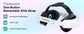 TRANSNOVO For Oculus Quest 3/3S Head Strap VR Accessory for Meta Quest 3/3S One-Button Retractable Lightweight Elite Strap