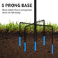 2 PC 120cm Shepherd Hooks Plant Hook Craft Hook For Hanging Solar Lights Bird Feeders﻿ Outdoor Yard Garden Decor