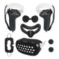 8 in 1 for Oculus Quest 2 Accessories Face Cushion Cover for Quest 2 Contorller Grips Lens VR Silicone Covers VR Shell Cover