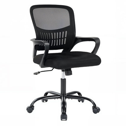 MCQ Fixed Armrest Office Desk Chair - ElectronAge