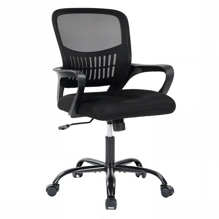 MCQ Fixed Armrest Office Desk Chair - ElectronAge