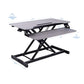 Sit Stand Up Desk Converter with Dual Monitor Mount