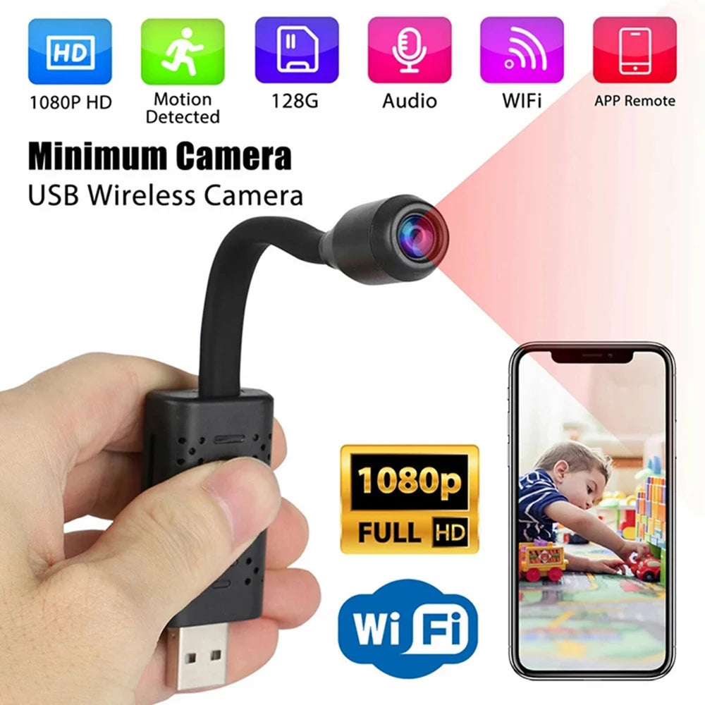 Virwir Mini Camera 4MP Wifi Night Vision - ElectronAge