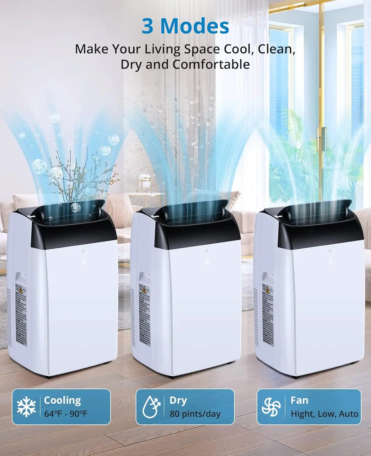 Adoolla 14000 BTU Portable Air Conditioners - ElectronAge