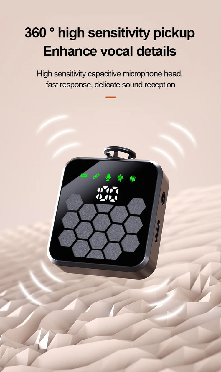 basix Wireless Lavalier Microphone 4Drag1 Mini Mic Noise-Canceling - ElectronAge