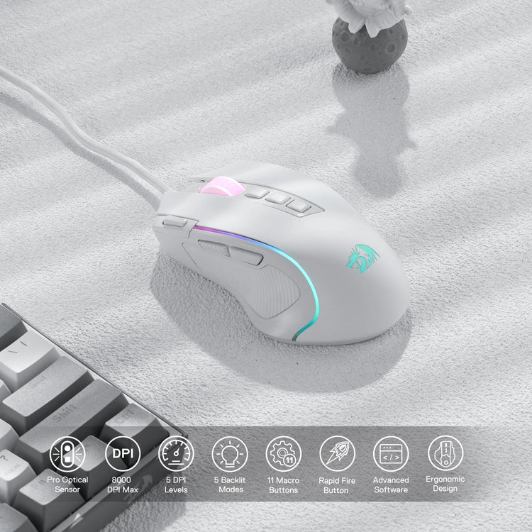 Redragon M612 Predator RGB Gaming Mouse - ElectronAge