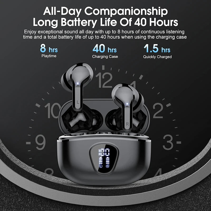 UYUXIO Wireless Earbuds BT5.3 Headphones - ElectronAge