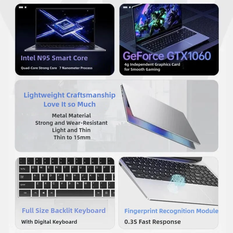 15.6" Ultraslim Gaming Laptop - ElectronAge