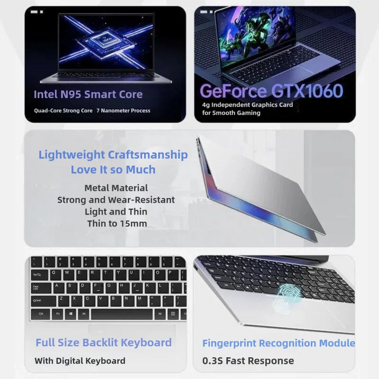 15.6" Ultraslim Gaming Laptop - ElectronAge