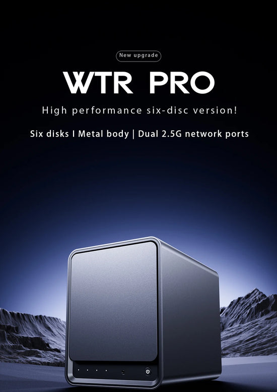 SZBOX WTR Pro 6 Bay NAS Mini PC - ElectronAge