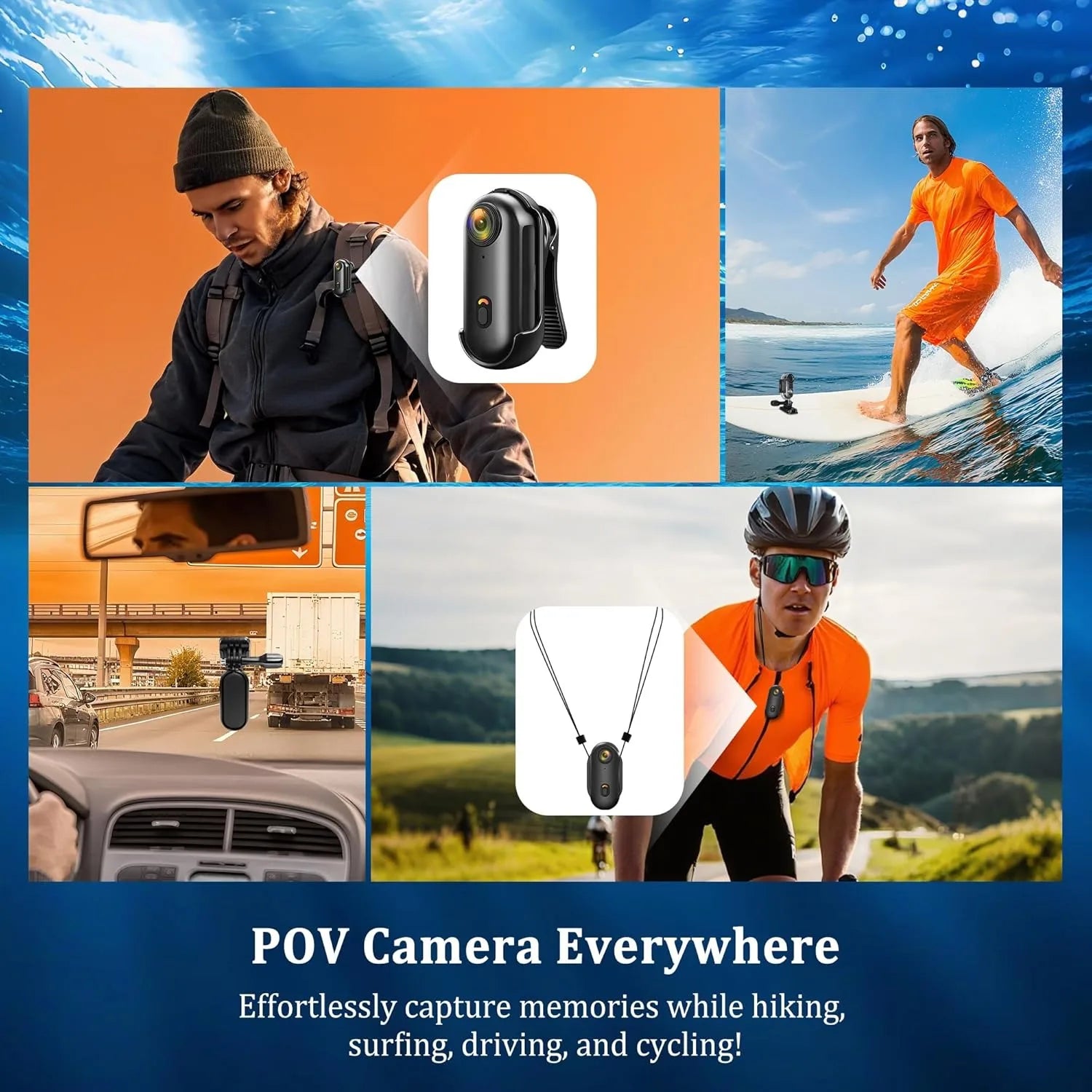 4K Mini Magnetic Action Camera - ElectronAge