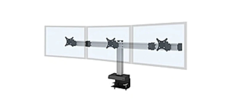 INNOVATIVE OFFICE 62717-3-104 Desk Mount For 3x LCD Monitors (refurbished) - ElectronAge
